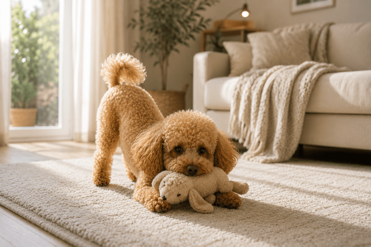 Toy Poodle günlük yaşam
